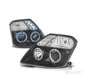 FARI PER CITROEN C2 03-10 ANGEL EYES FONDO NERO