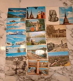 vecchie cartoline Torino e monti