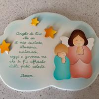 Quadretto bambini amen Angelo