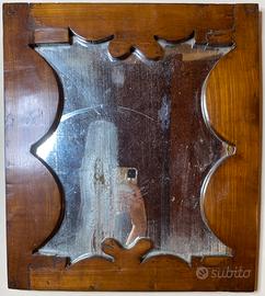 Specchio antico cornice legno