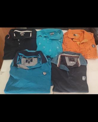 Lotto 5 polo in perfette condizioni tg xxl