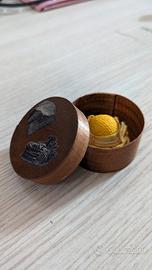 (Fatto a mano) Miniatura Cappelliera+Cappello Gial