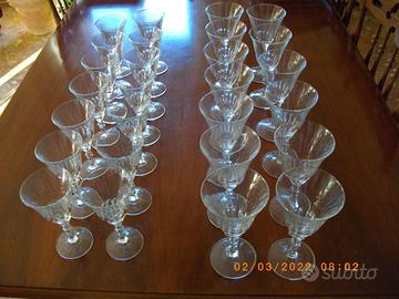 Servizio calici 33 pezzi