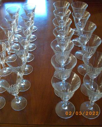 Servizio calici 33 pezzi