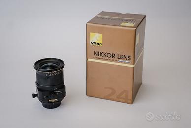 Nikon 24 PC-E Nikkor decentrabile basculante