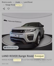 Range rover evoque 2016