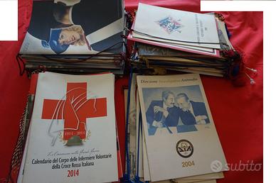 Lotto 75 calendari Carabinieri CRI Ordine Malta ec