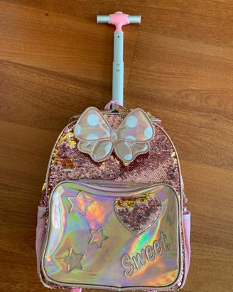 Zaino Trolley Minnie con paillettes