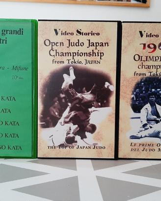 Trilogia VHS video storici sul Judo