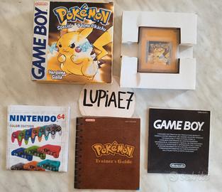 Pokémon giallo originale Nintendo Gameboy ITA 🇮🇹