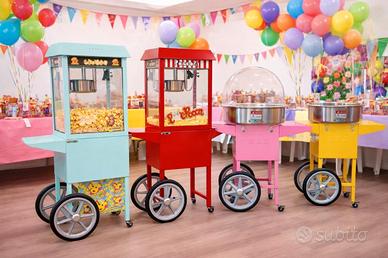 Attrezzature Dolciarie Pop Corn e Zucchero Filato