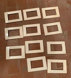 Placche Vimar IDEA BIANCHE metallo verniciabili