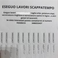 Lavori a scappa tempo