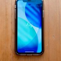 Iphone 11 128GB bianco con cover trasparente