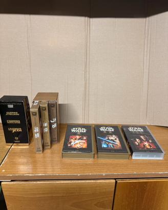 Vhs STAR WARS doppia trilogia 6 cassette