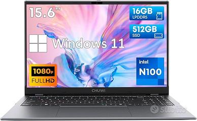 notebook GemiBook Plus 15 16 GB 512 ssd N N100