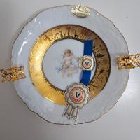 Posacenere Limoges decorato a mano