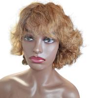 parrucca naturale ondulato di colore 