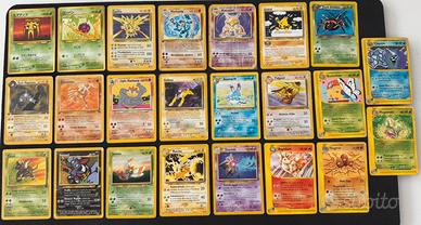 Lotto Carte Pokemon vintage vari set e lingue