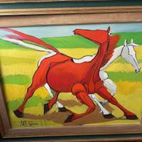 Quadro di Tore Canu i cavalli