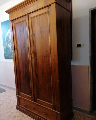 armadio in legno 2 ante, cassetto, perfette condiz