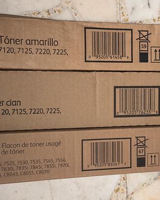 Xerox WorkCentre 7120–7225 + contenitore residui