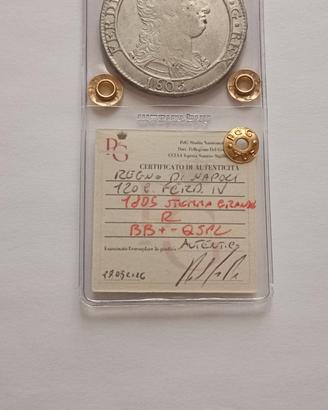 Napoli Ferdinando IV 120 G. 1805 Raro