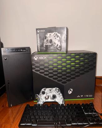 Xbox series x + controller +  tastiera gaming