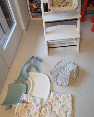 Seggiolone Stokke Tripp Trapp con accessori