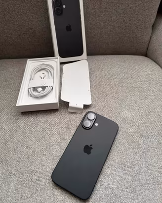 IPHONE 16 BLACK 128GB COME NUOVO 