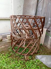 Gabbie) ruote in ferro per trattore