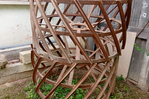 Gabbie) ruote in ferro per trattore