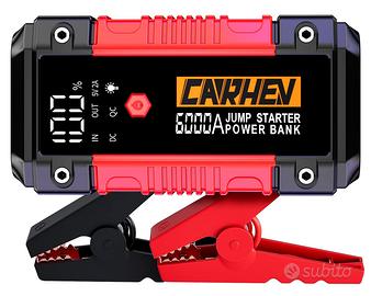 CARHEV Avviatore Batteria Auto, 6000A Avviatore di