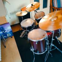 Batteria Acustica con Piatti Zildjian - Tamburo T5