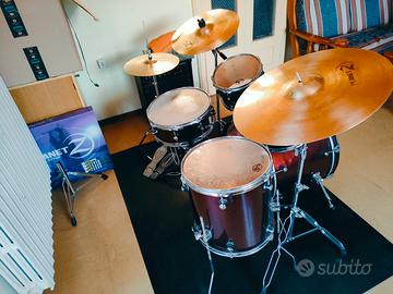 Batteria Acustica con Piatti Zildjian - Tamburo T5