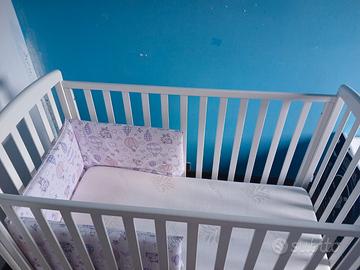 culla con materasso memory