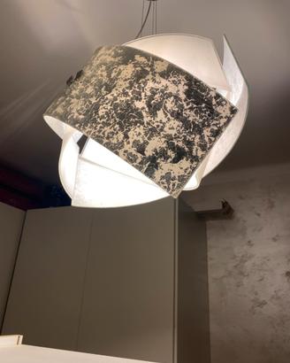 Lampadario e coppia di abat-jour