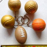 5 portachiavi palloni palline vari Sport