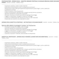 Operaio edile ponteggiatore