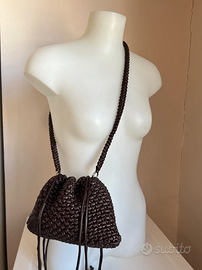 borsa marrone