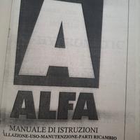 Gru alfa modello a 981 a12