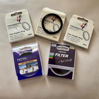 HOYA Filtri Polarizzatore ed ND4 58mm + adattatori