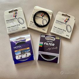 HOYA Filtri Polarizzatore ed ND4 58mm + adattatori