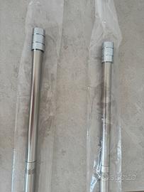 Bacchette per tende in acciao - varie misure
