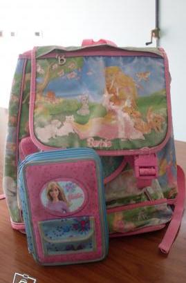 Zaino e astuccio barbie