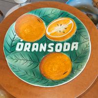 piatto pubblicitario Oransoda 