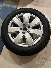 Cerchio in lega + gomma Audi A6 Raggio 16