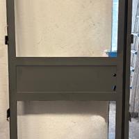 PORTA IN FERRO A VETRO COLORE MICACEO