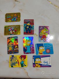 cards Simpson e Garfield collezionabili