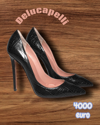 Decollete Coccodrillo  "Exotica" Delucapelli